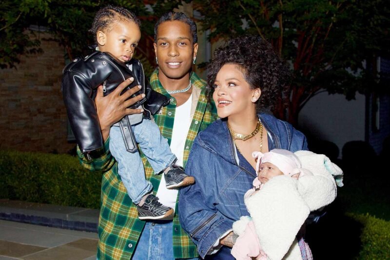 Rihanna And ASAP Rocky's Debuted Their Second Son Riot Rose In New ...